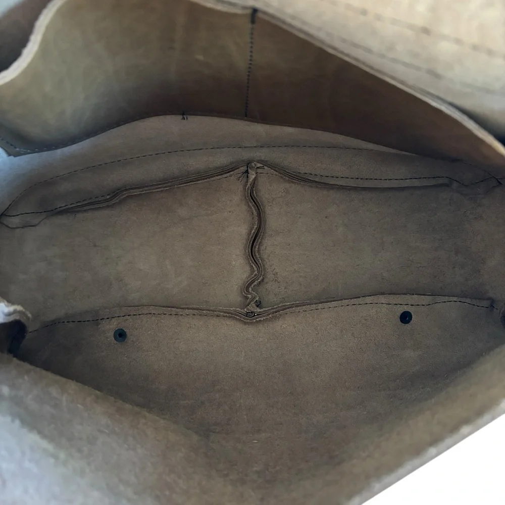 Copper River Bag Company Messenger Shoulder Bag Tan Leather